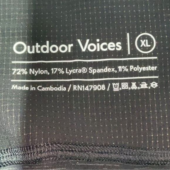 Outdoor Voices Dark Gray Leggings - Picture 5 of 5
